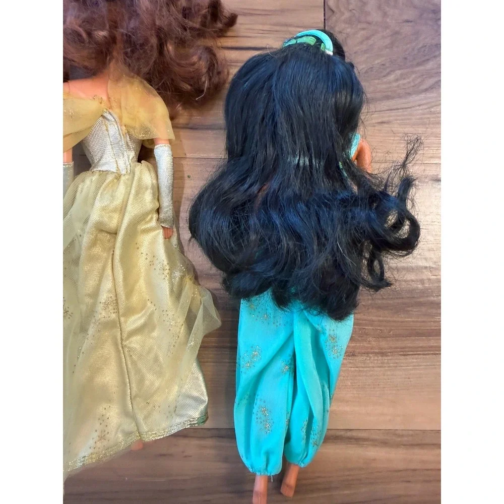 Vintage 1990s Disney Princess Dolls Lot of 5 Snow White Cinderella Jasmine